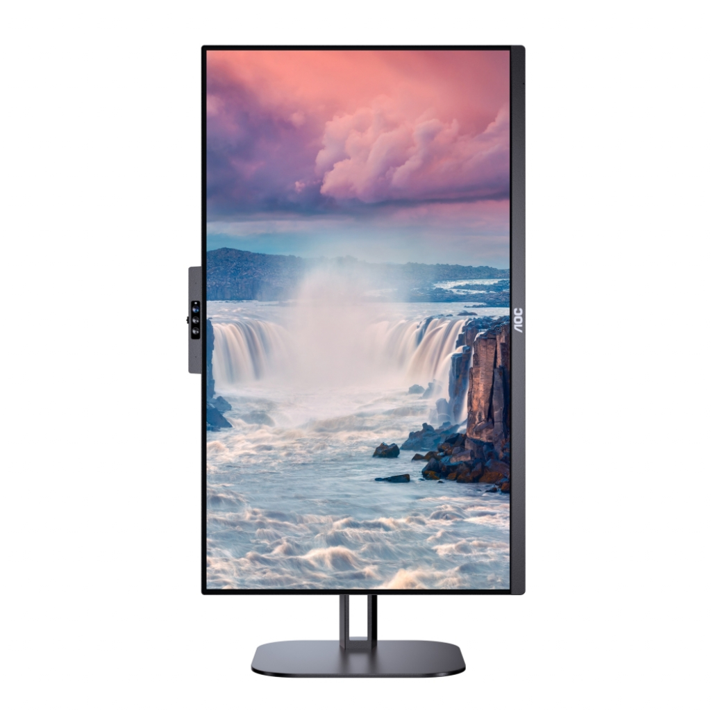 Монитор AOC 24V5CW-BK, 23.8" 1920x1080 - Full HD, LED, IPS, 4ms, 75Hz, HDMI, DP, USB hubна ниска цена с бърза доставка - BestPC.BG