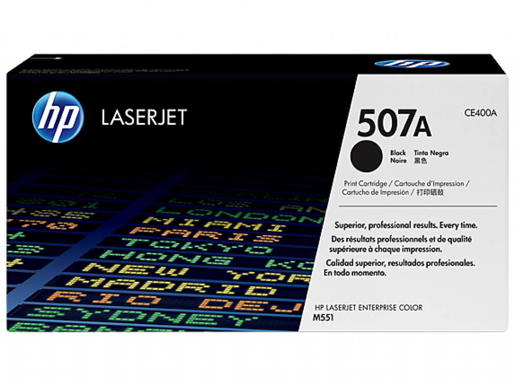 Тонер за лазерен принтер HP COLOR LASER JET Enterprise 500 / M551 - /507A/ - Black P№CE400Aна ниска цена с бърза доставка - BestPC.BG