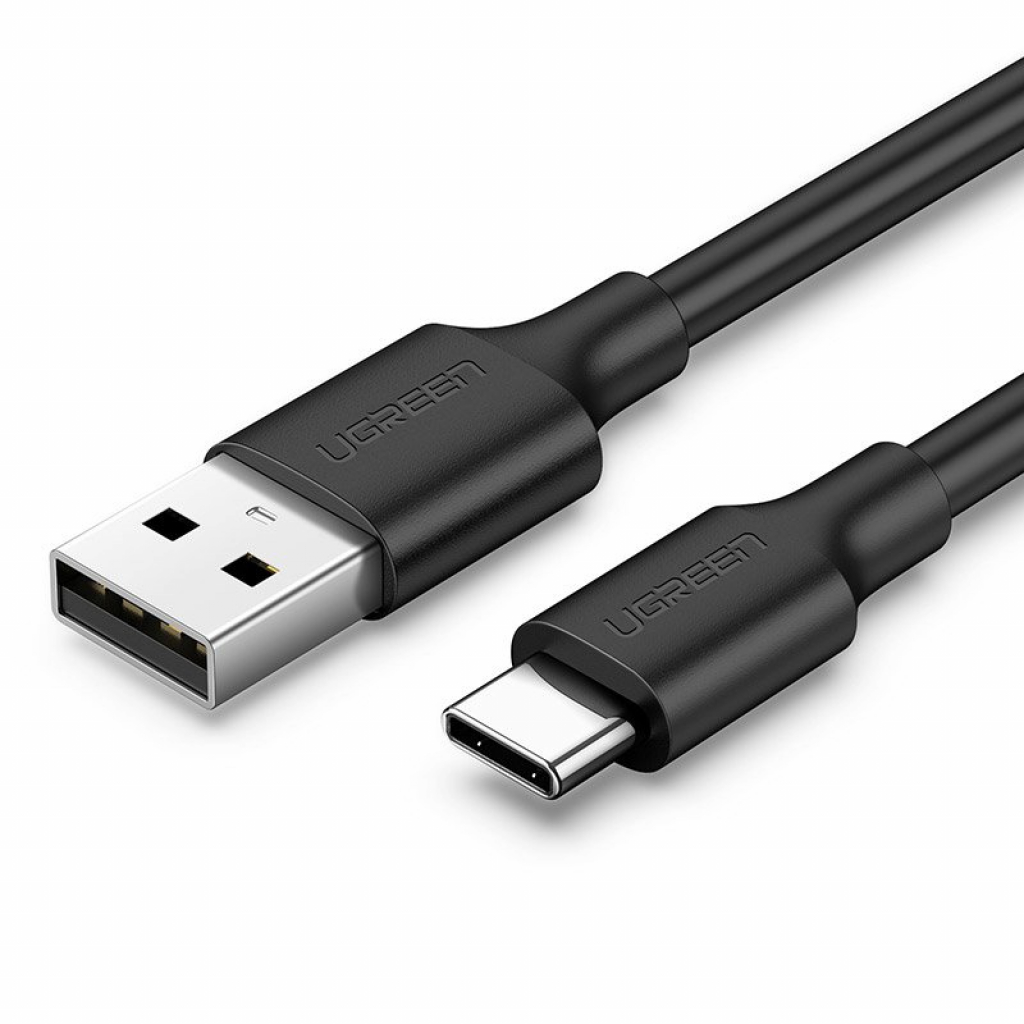 Кабел Ugreen, USB 2.0 Type-A към USB Type-C, 2A, 480Mbps, Черенна ниска цена с бърза доставка - BestPC.BG