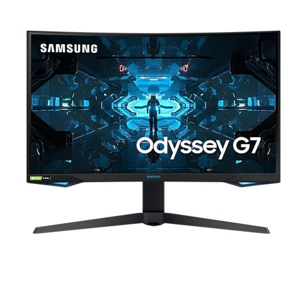 Монитор Samsung Odyssey G7 G75T 27" 2560 x 1440, LED, VA, 240Hz, 1ms, HDMI, 2x DP, 2x USB 3.0на ниска цена с бърза доставка - BestPC.BG