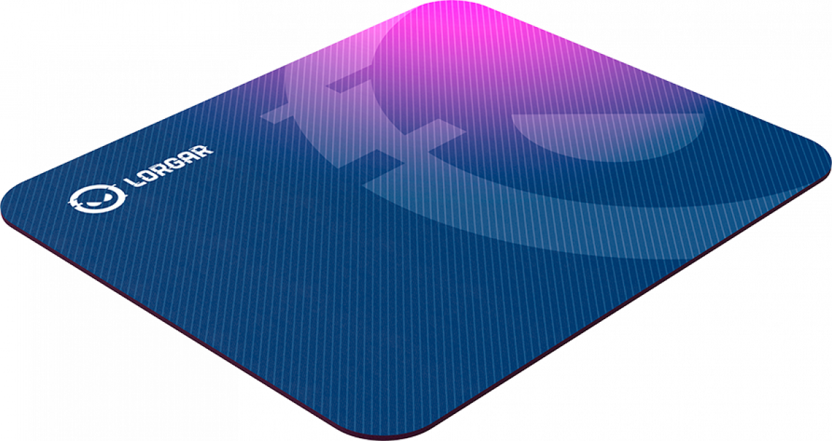 Подложка за мишка Lorgar Main 133, Gaming mouse pad, High-speed surface, Purple anti-slip rubber baseна ниска цена с бърза доставка - BestPC.BG