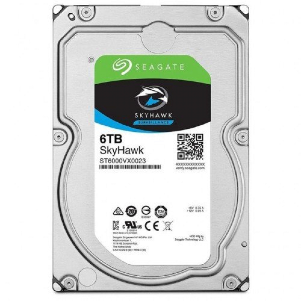 HDD за DVR-видеонаблюдение HDD 6TB Seagate ST6000VX001, 256MB, SATA3, 5400 RPMна ниска цена с бърза доставка - BestPC.BG
