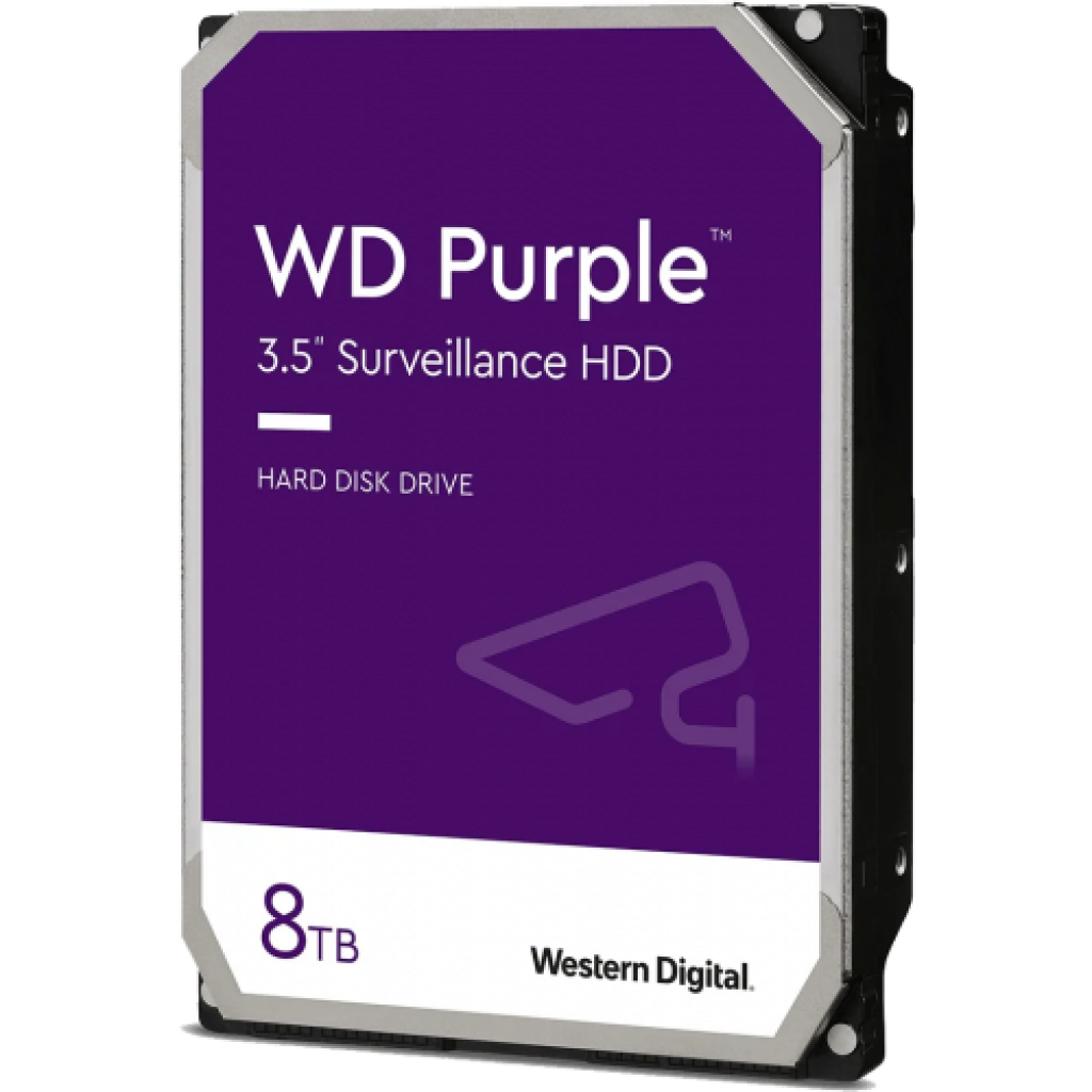 HDD за DVR-видеонаблюдение HDD 8TB Western Digital WD84PURZ, 56MB, SATA3, 5400 RPMна ниска цена с бърза доставка - BestPC.BG