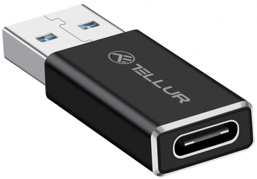 Tellur адаптер, USB-A - USB-Cна ниска цена с бърза доставка - BestPC.BG