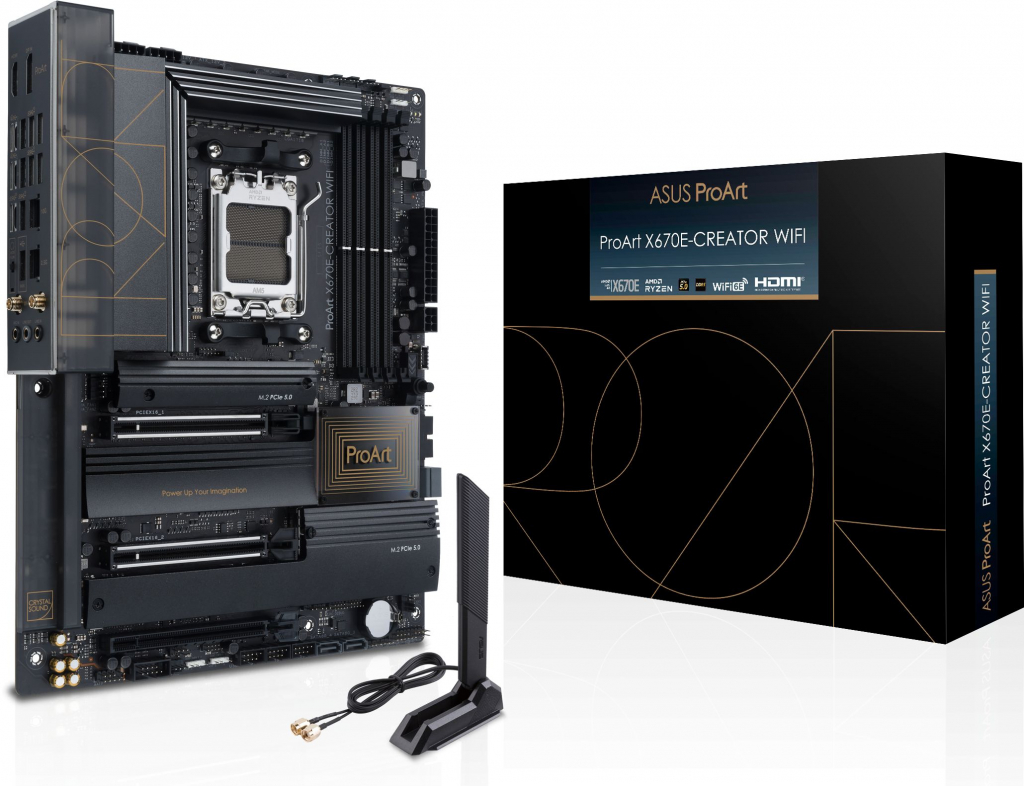 Дънна платка ASUS ProArt X670E-CREATOR WIFI, AM5на ниска цена с бърза доставка - BestPC.BG