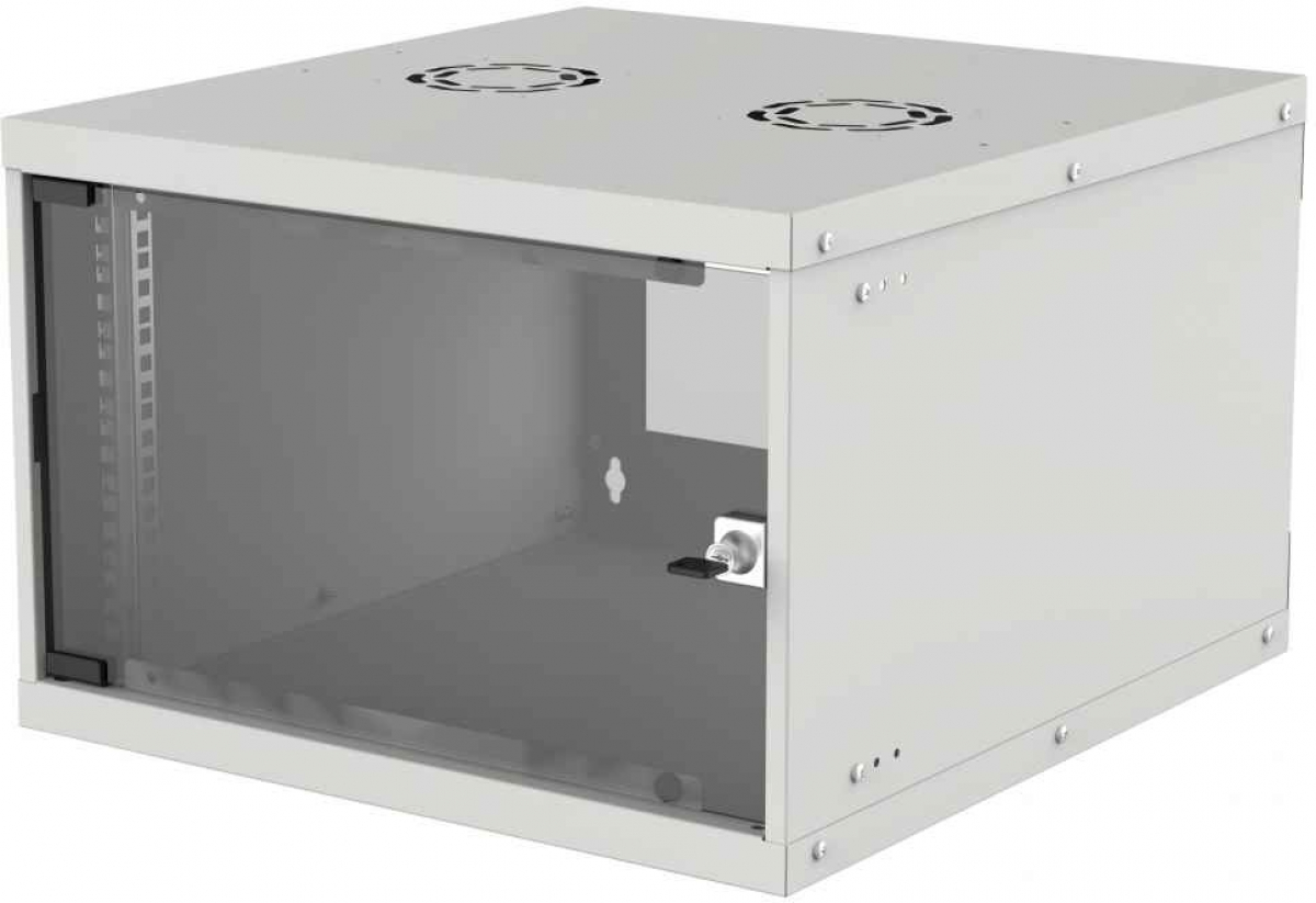 Шкаф за техника - Rack INTELLINET, 6U 540x400, стенен, сив - 714150на ниска цена с бърза доставка - BestPC.BG