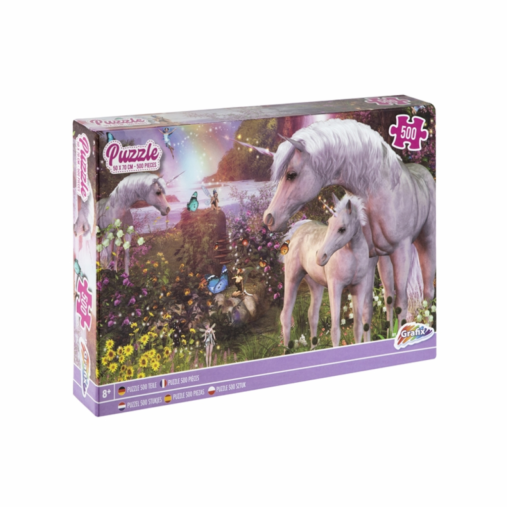 Moxy Пъзел Еднорог, 50 х 70 cm, 500 частина ниска цена с бърза доставка - BestPC.BG