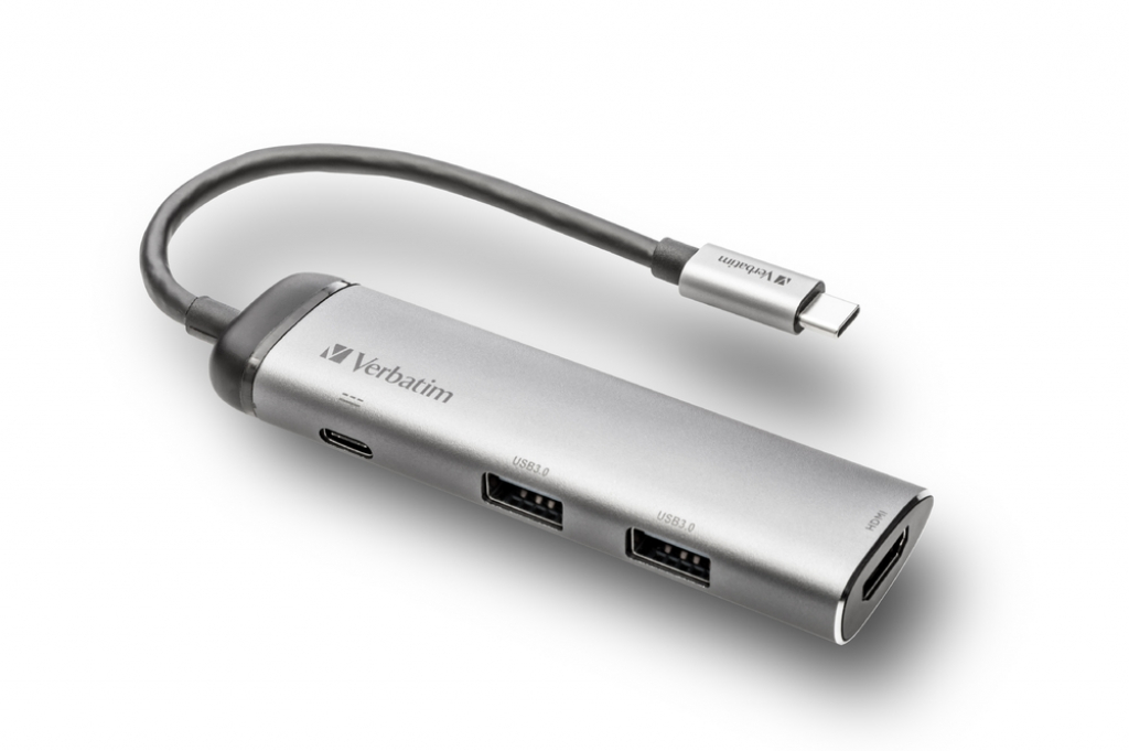 USB Хъб Verbatim USB-C Multiport Hub USB 3.1 Gen1-USB 3.0-HDMIна ниска цена с бърза доставка - BestPC.BG