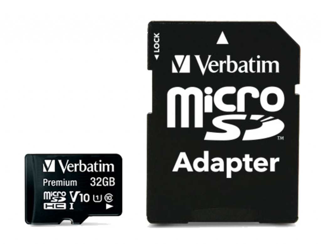 Verbatim Premium micro SDHC 32GB Class 10 (Incl. Adaptor)на ниска цена с бърза доставка - BestPC.BG
