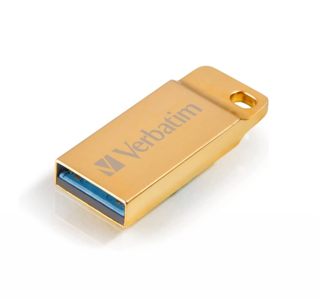 Verbatim Metal Executive 32GB USB 3.0 Goldна ниска цена с бърза доставка - BestPC.BG