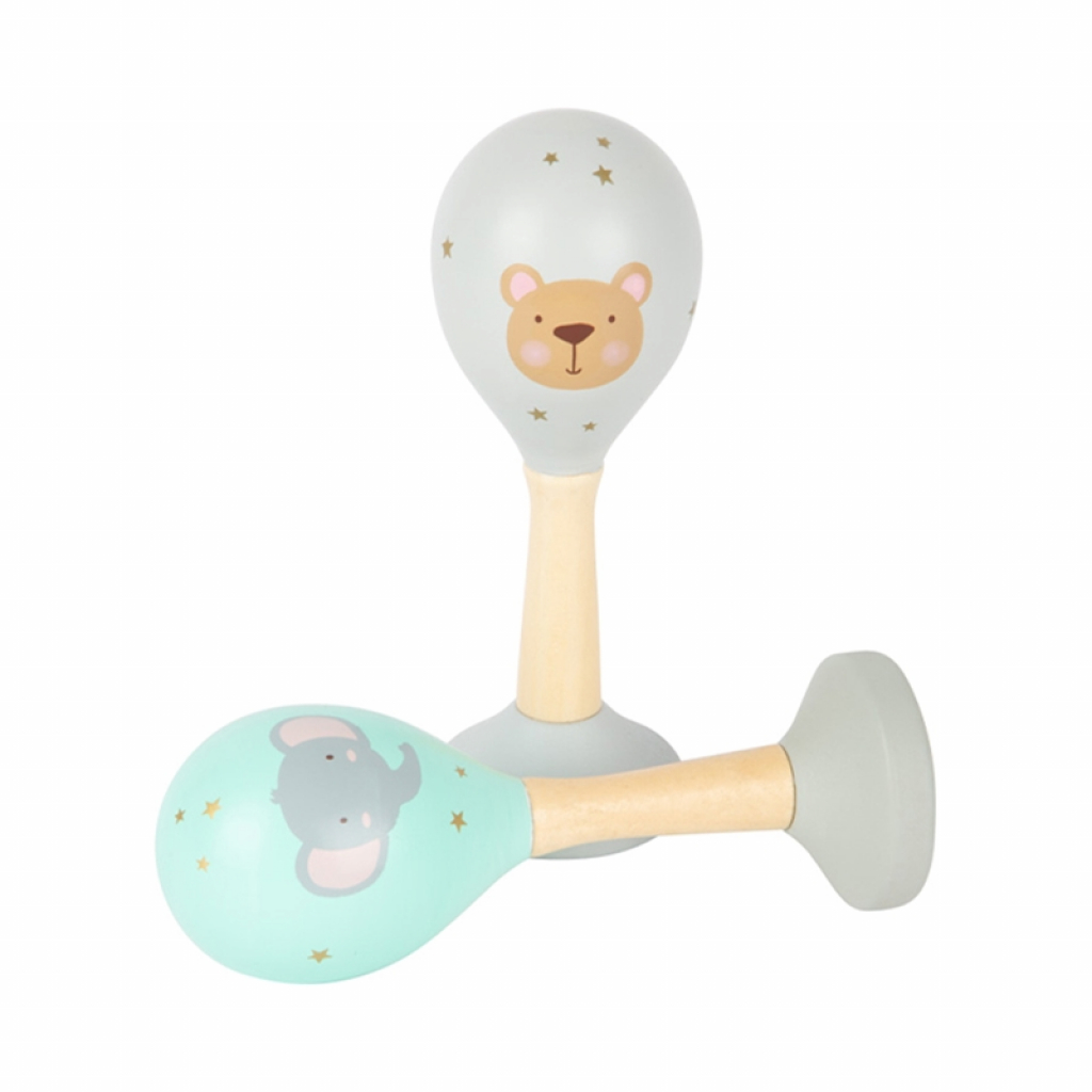 Small Foot Маракаси, дървени, в пастелни цветове, 2 брояна ниска цена с бърза доставка - BestPC.BG