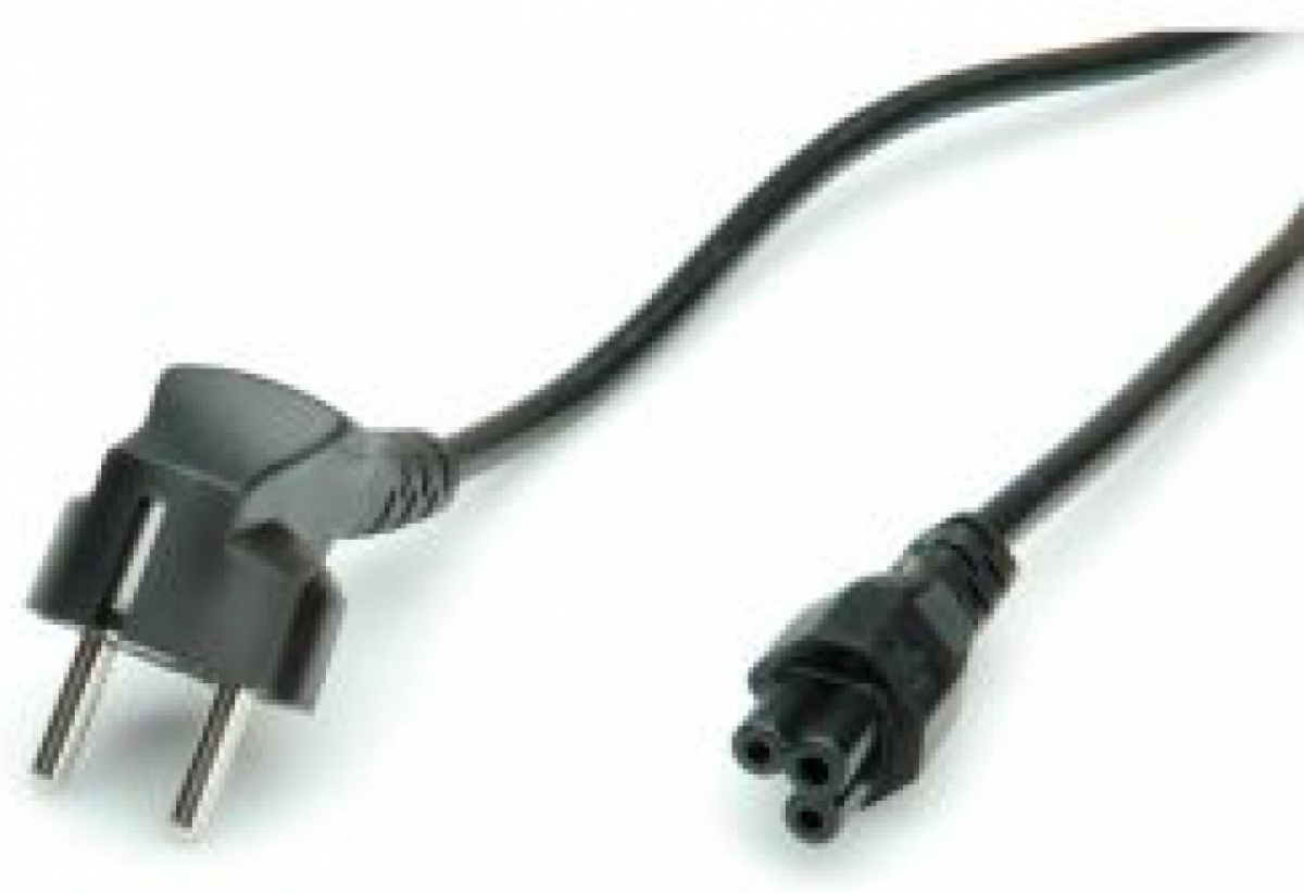 Кабел/адаптер VALUE Shuko към 3-pin C5 notebook накрайник, 1.8 м. S2308-20на ниска цена с бърза доставка - BestPC.BG