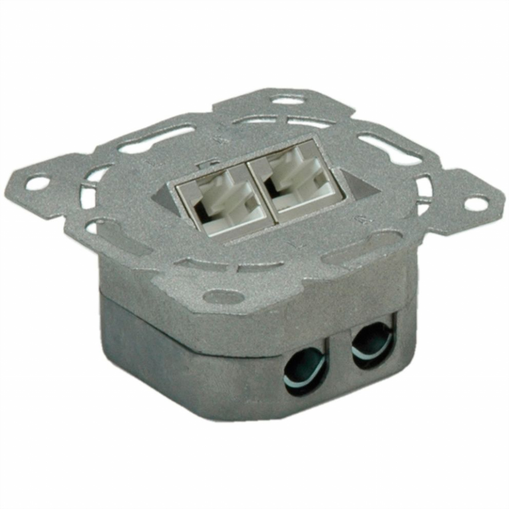 Розетка за стенен монтаж, STP, Cat.6А, вертикална, бяла VALUE 25.99.8491на ниска цена с бърза доставка - BestPC.BG