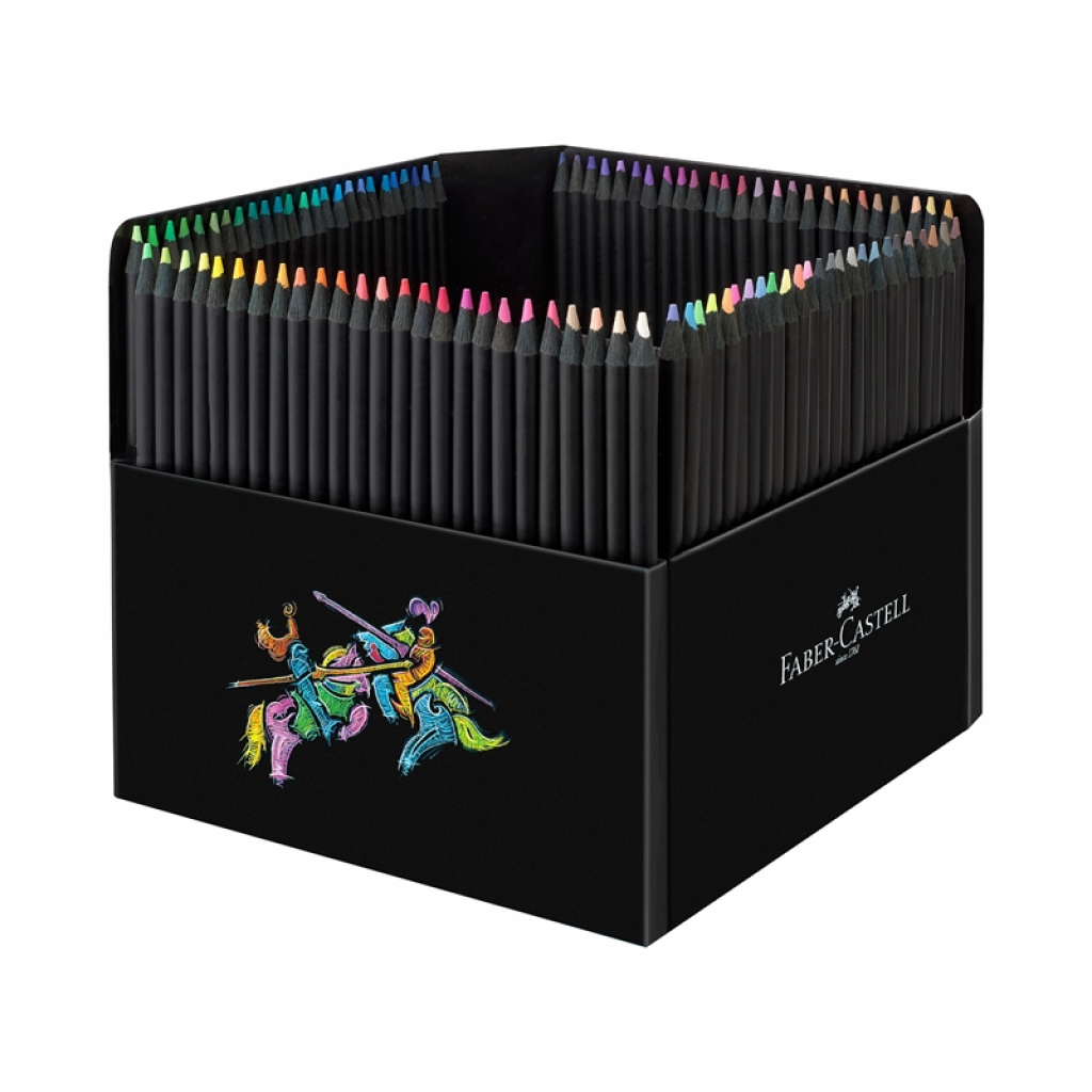Faber-Castell Цветни моливи Black Edition, 100 цвятана ниска цена с бърза доставка - BestPC.BG