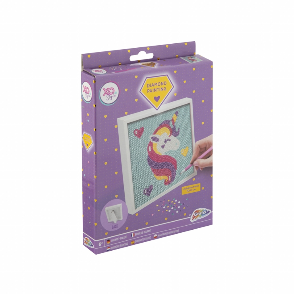 Moxy Рисуване с мъниста Еднорог, с включена рамка, 15 х 15 cmна ниска цена с бърза доставка - BestPC.BG