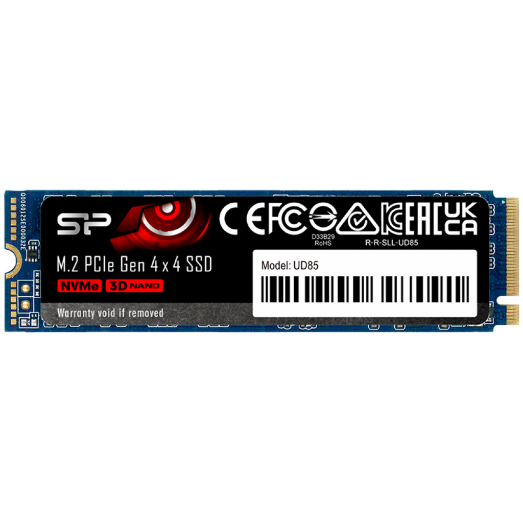 Silicon Power SSD UD85 500GB M.2 PCIe NVMe Gen4x4 NVMe 1.4 3600-2400MB-sна ниска цена с бърза доставка - BestPC.BG