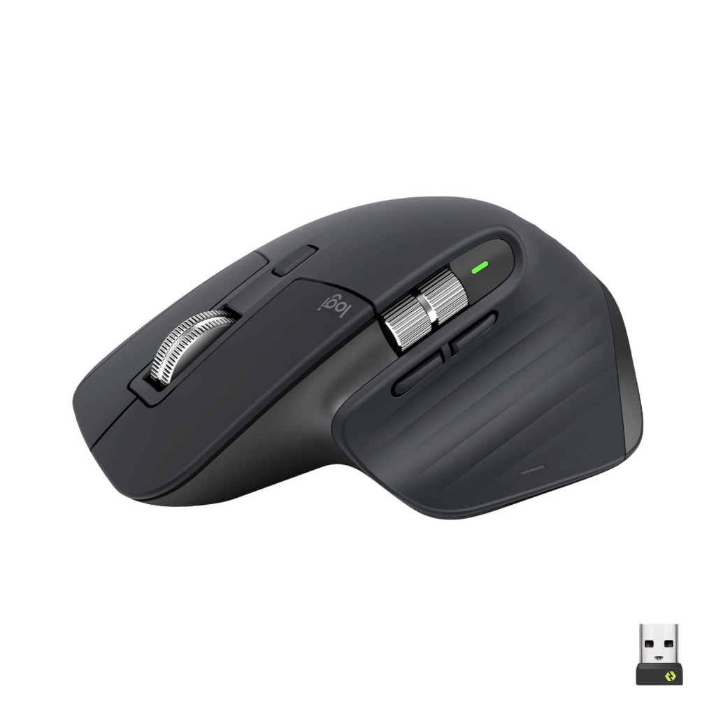 Мишка Геймърска LOGITECH MX Master 3S Performance, Wireless, 500 mAh, Графитна ниска цена с бърза доставка - BestPC.BG