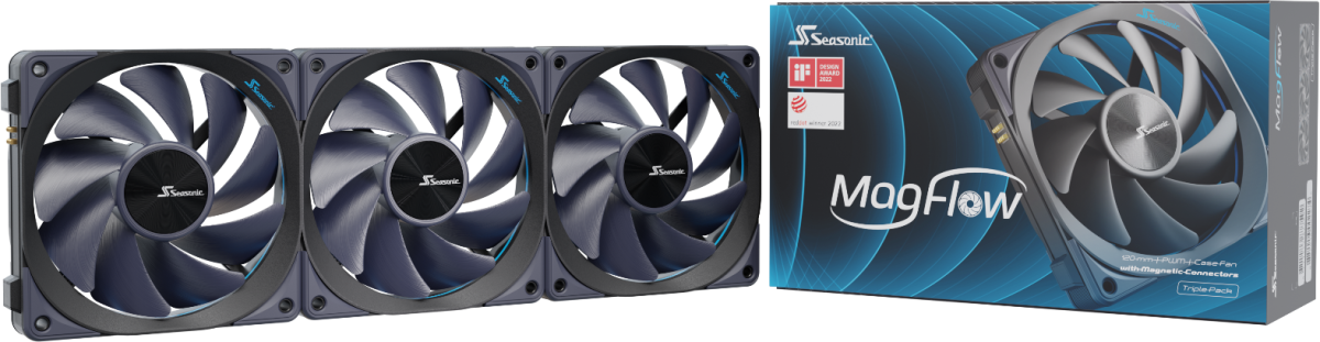 Вентилатор SEASONIC MAGFLOW PWM-3PCSна ниска цена с бърза доставка - BestPC.BG