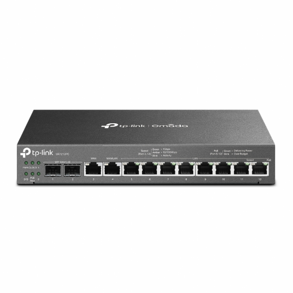 Omada гигабитен 3-в-1 VPN рутер TP-Link ER7212PCна ниска цена с бърза доставка - BestPC.BG