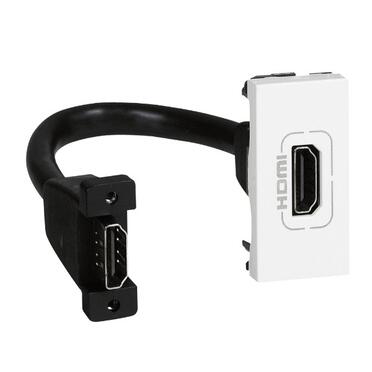 Розетка HDMI A с кабел 1M Бял - Legrand Mosaic 45 78778на ниска цена с бърза доставка - BestPC.BG