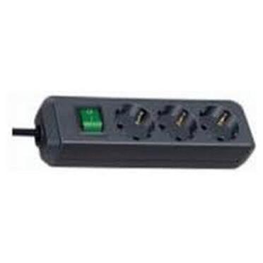Контакт Разклонител 3x 2P+E Eco-line с ключ и кабел 1.5m Черен - Brennenstuhl Eco-line BS1152300015на ниска цена с бърза доставка - BestPC.BG