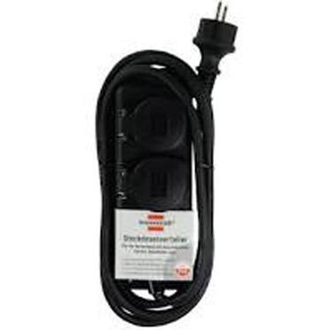 Контакт Разклонител 2x 2P+E Power IP44 със защитни капаци и кабел 2m Черен - Brennenstuhl Power IP44 BS1159930на ниска цена с бърза доставка - BestPC.BG