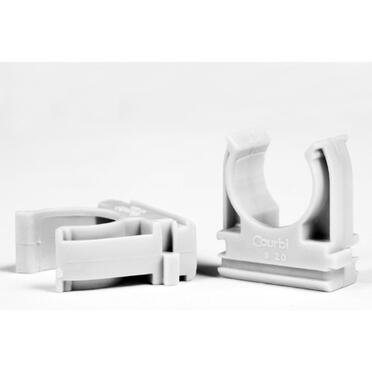 Скоба Ф40 сива - Courbi Accessories CR34-21005-040на ниска цена с бърза доставка - BestPC.BG