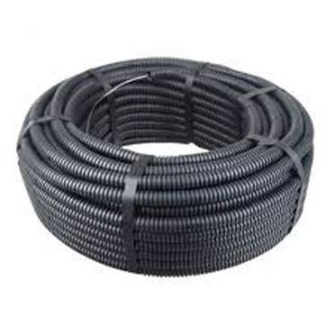 Гофрирана тръба Ф20 320N 2221 черна, с корда, 50 метрана ниска цена с бърза доставка - BestPC.BG