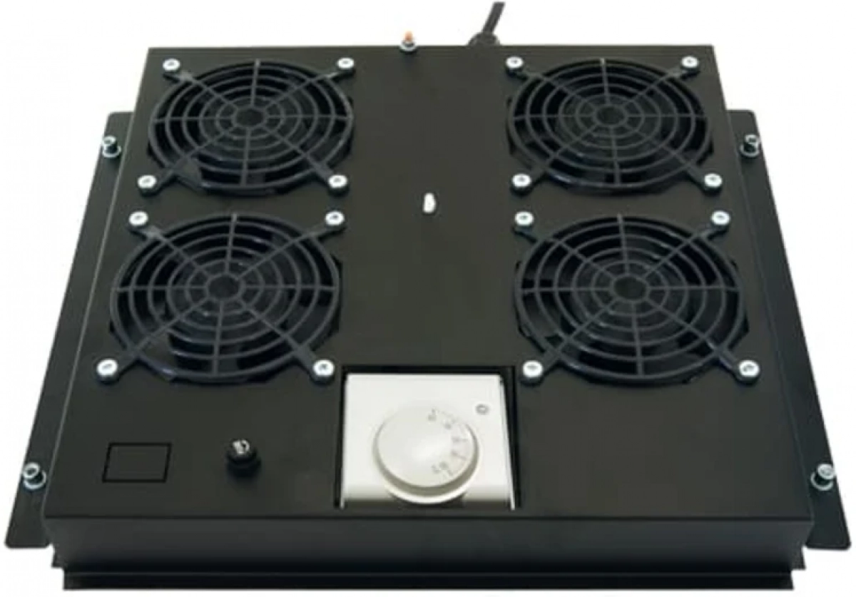 Аксесоар за шкаф Вентилаторен блок 4х, с термостат - Canovate Inorax-ST CV-CSA-9-2002на ниска цена с бърза доставка - BestPC.BG