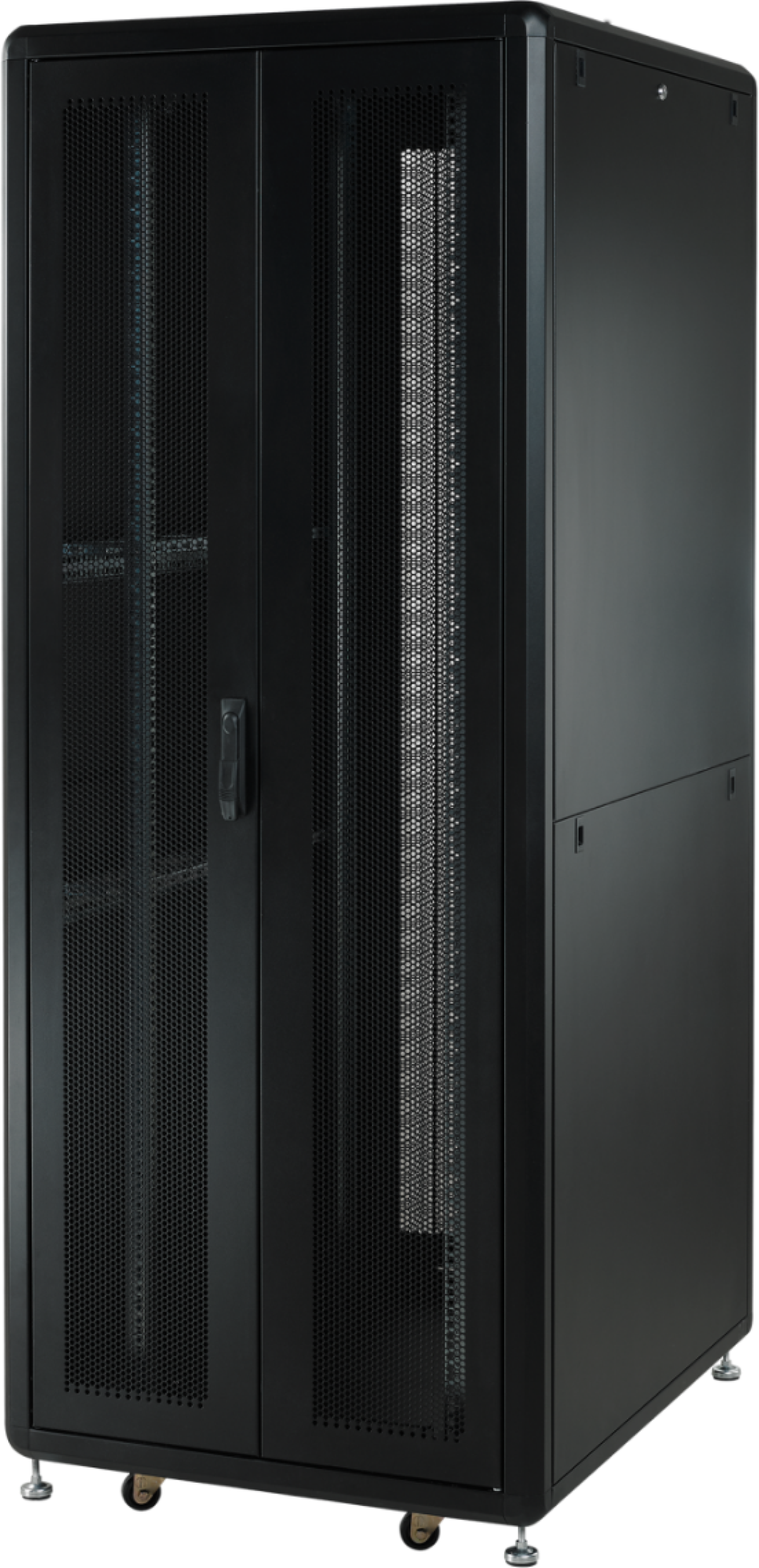 Шкаф за техника - Rack Mirsan MR.GTS26U61.01, 610 x 1000 x 1317 мм - 26U, черен, свободно стоящна ниска цена с бърза доставка - BestPC.BG