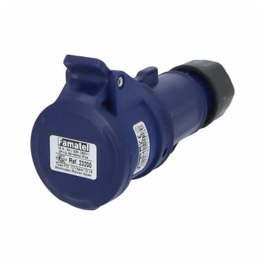 Продукт Контакт подвижен 2P+E 16A 230V IP54 - Famatel SpeedPRO FR23200на ниска цена с бърза доставка - BestPC.BG
