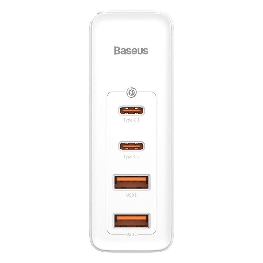 Принадлежност за смартфон Зарядно устройство Baseus GaN2 Pro 2x USB Type-C - 2x USB 100W CCGAN2P-L02 - бялна ниска цена с бърза доставка - BestPC.BG