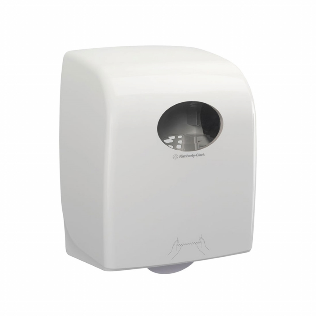 Kimberly-Clark Диспенсър за кърпи за ръце Aquarius 7375 Autocut, бялна ниска цена с бърза доставка - BestPC.BG