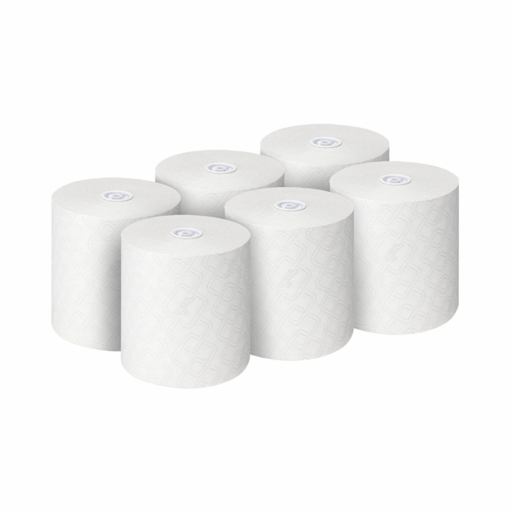 Продукт Kimberly-Clark Кърпи за ръце Scott Essential 6691, на ролка, 350 m, бели, 6 брояна ниска цена с бърза доставка - BestPC.BG