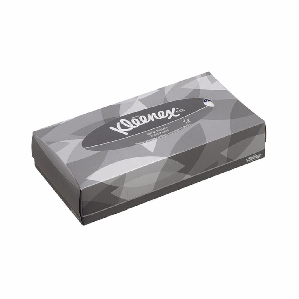 Продукт Kimberly-Clark Кърпи за лице Kleenex Standard 8835, двупластови, 21.5 х 18.6 cm, 100 брояна ниска цена с бърза доставка - BestPC.BG