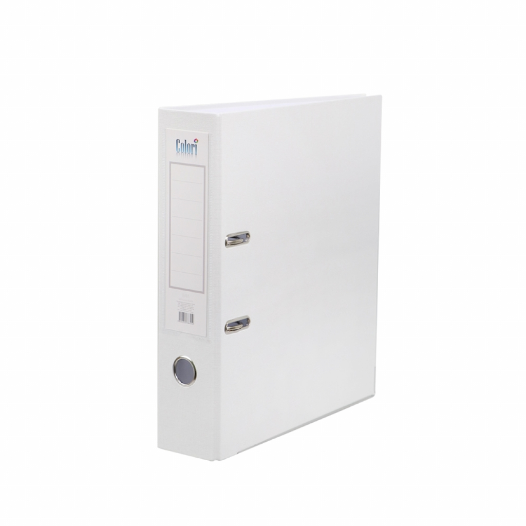 Colori Класьор, 8 cm, PP, с метален кант, бялна ниска цена с бърза доставка - BestPC.BG