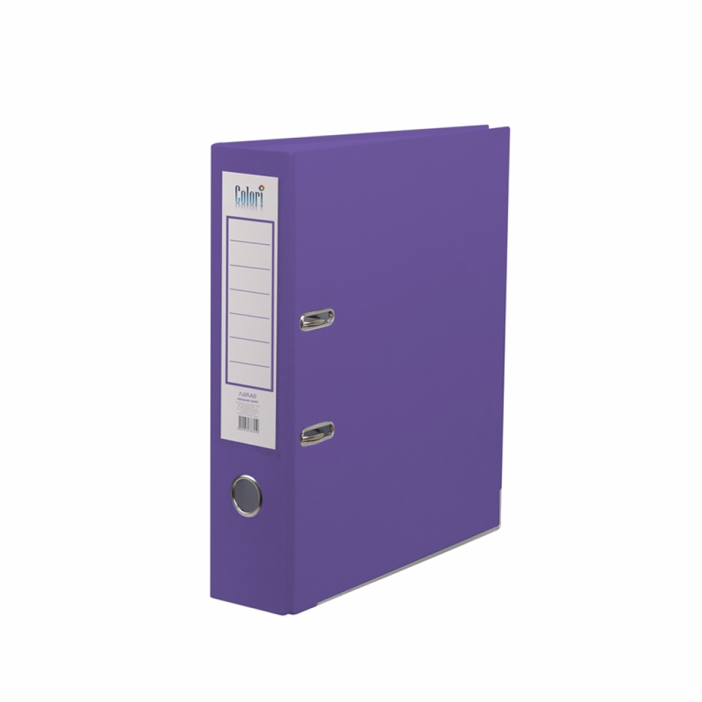 Colori Класьор, 8 cm, PP, с метален кант, лилавна ниска цена с бърза доставка - BestPC.BG