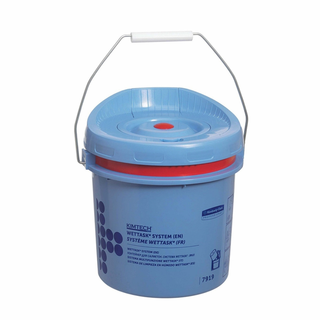 Почистващ продукт Kimberly-Clark Диспенсърна кофа за кърпи Kimtech Wettask 7919на ниска цена с бърза доставка - BestPC.BG
