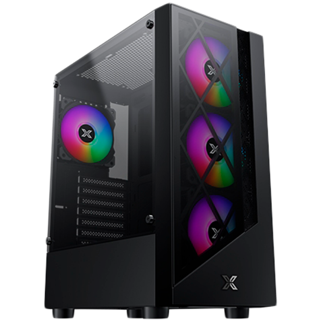 Кутия Duke EN49158, Mid Tower, Закалено стъкло, Чернана ниска цена с бърза доставка - BestPC.BG