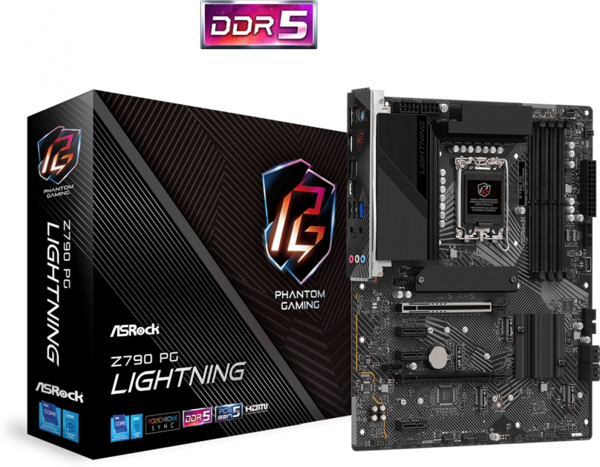 Дънна платка Asrock Z790 PG LIGHTNINGна ниска цена с бърза доставка - BestPC.BG