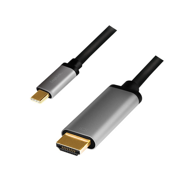 Кабел/адаптер USB3.2 Type C - HDMI, M-M, 4K, 1.8m, CUA0101на ниска цена с бърза доставка - BestPC.BG