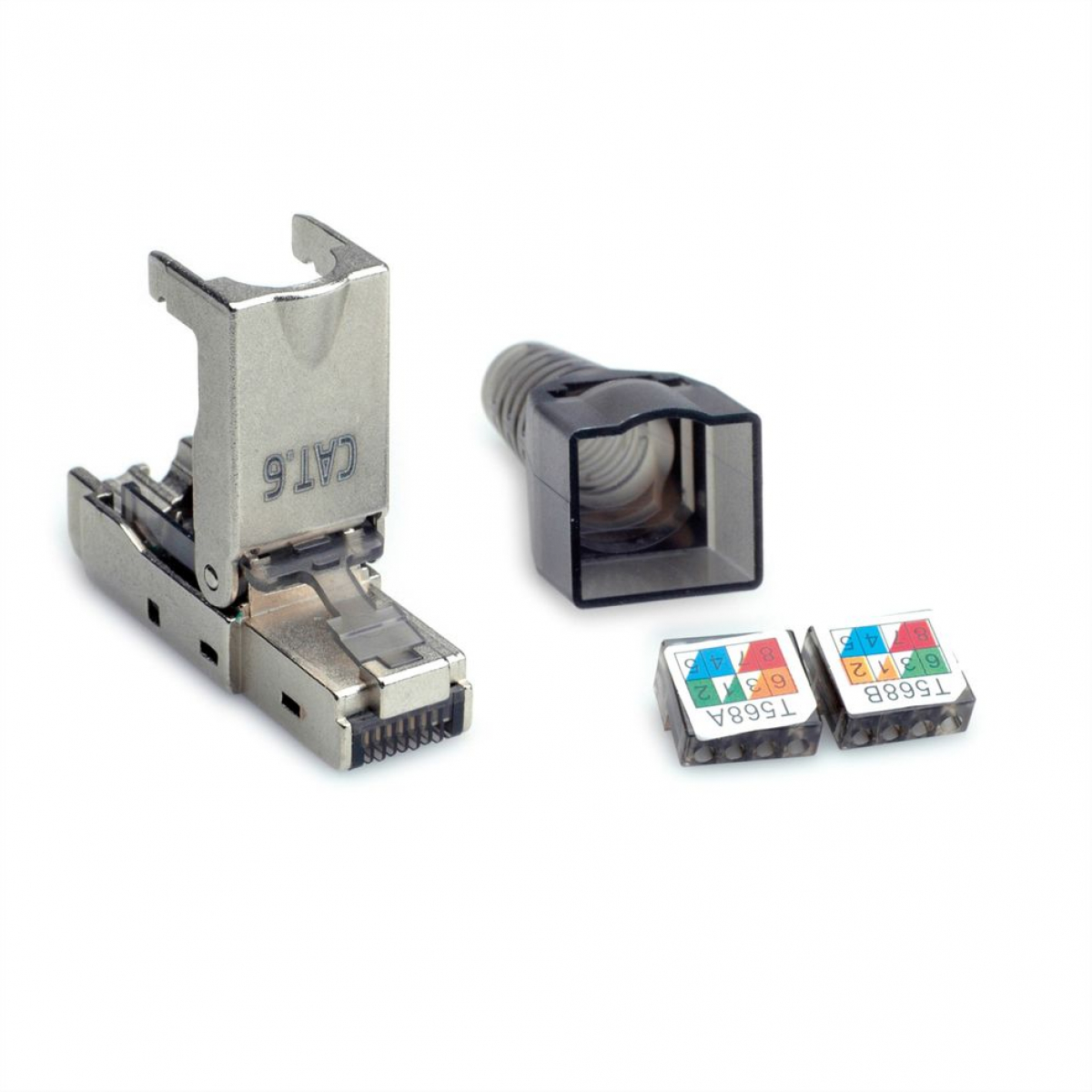 Конектор / букса VALUE Накрайник, RJ-45, Field Plug, Cat.6, STP 26.99.0371на ниска цена с бърза доставка - BestPC.BG