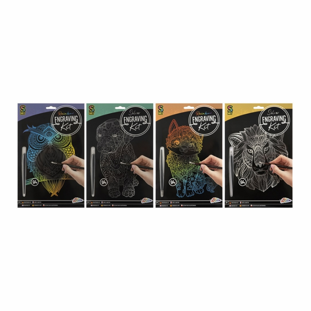 Moxy Комплект за издраскване, А4, асорти, 48 брояна ниска цена с бърза доставка - BestPC.BG