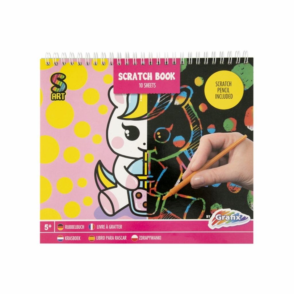 Moxy Книжка за издраскване Еднорог, 10 листана ниска цена с бърза доставка - BestPC.BG