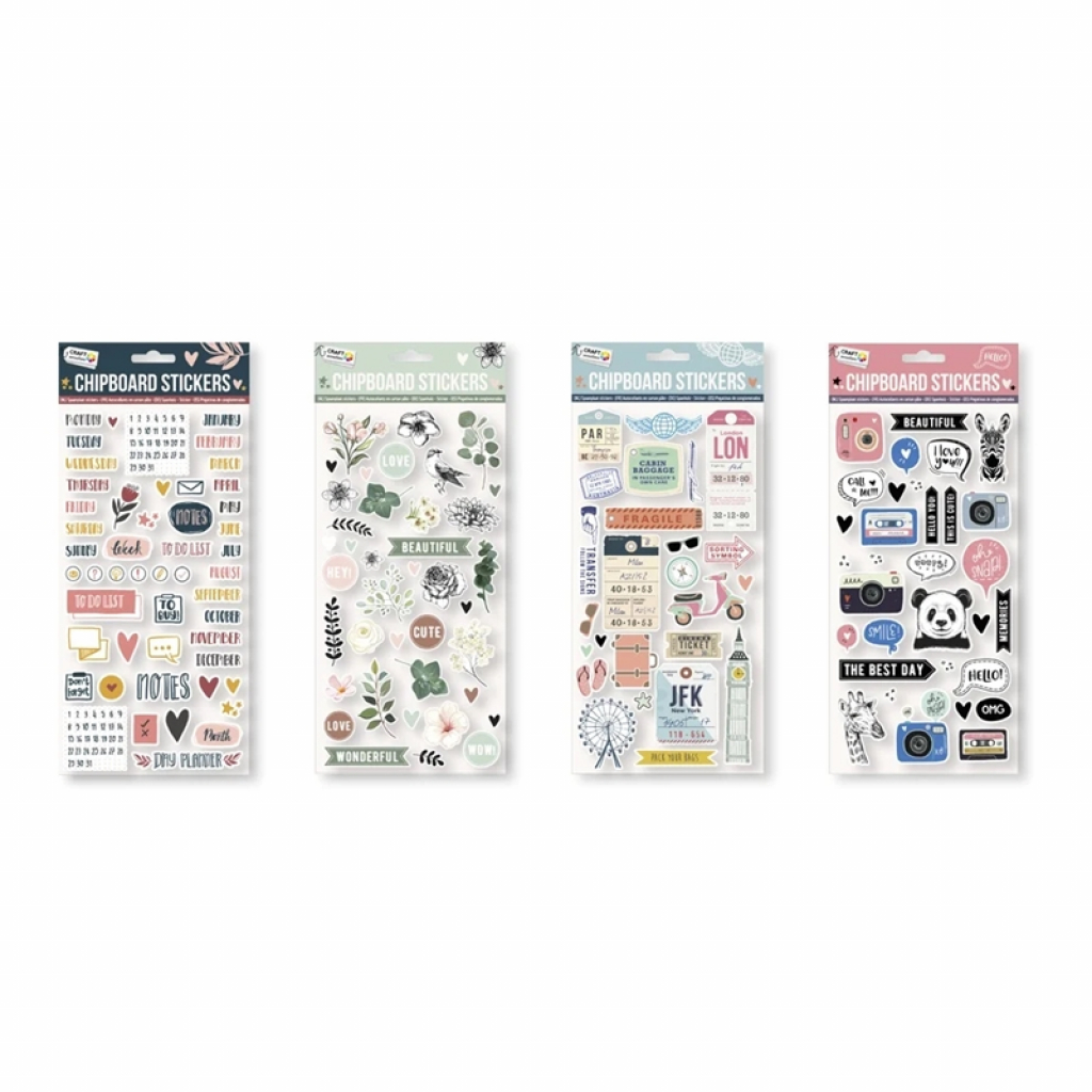 Craft ID Стикери, от ПДЧ, с различни мотиви, асорти, опаковка 144на ниска цена с бърза доставка - BestPC.BG