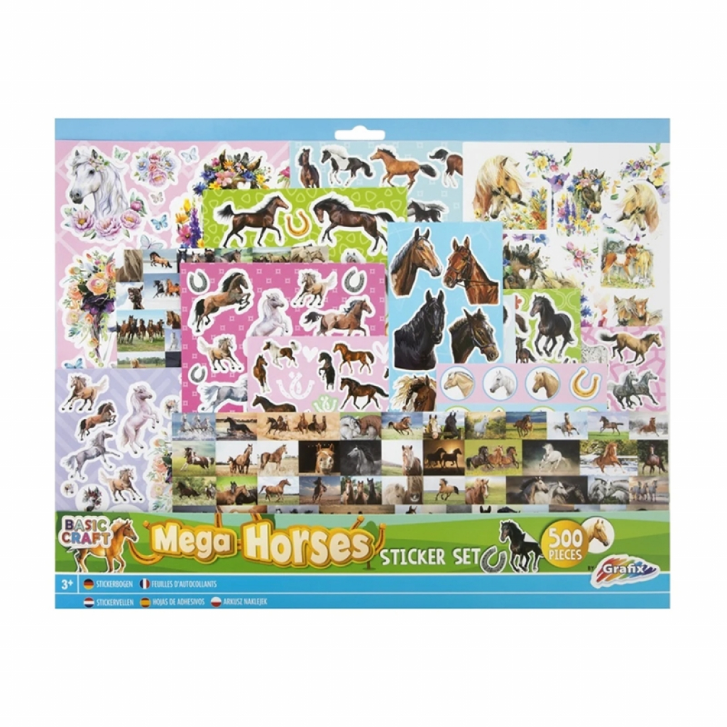 Moxy Комплект стикери Коне, 500 брояна ниска цена с бърза доставка - BestPC.BG