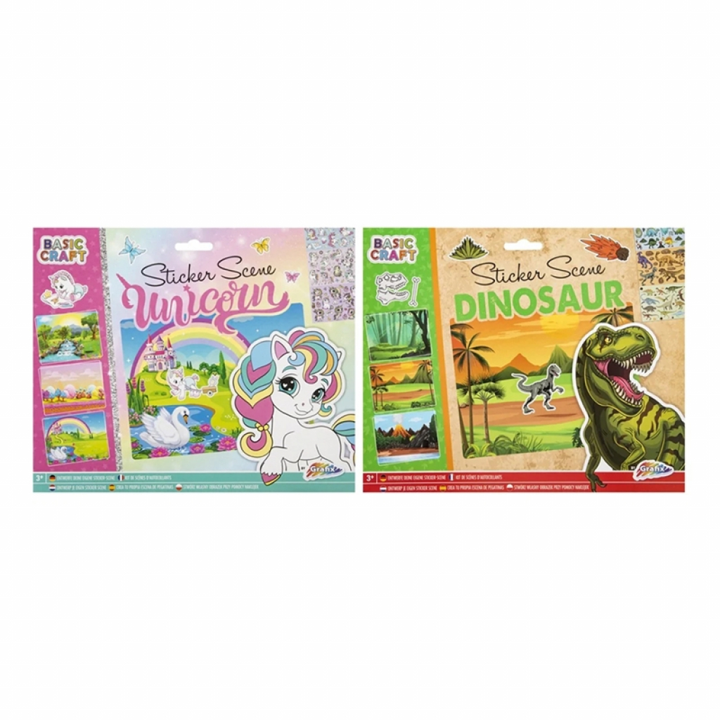 Moxy Стикери, 3 пейзажа, 27 х 21 cm, асорти, опаковка 48на ниска цена с бърза доставка - BestPC.BG