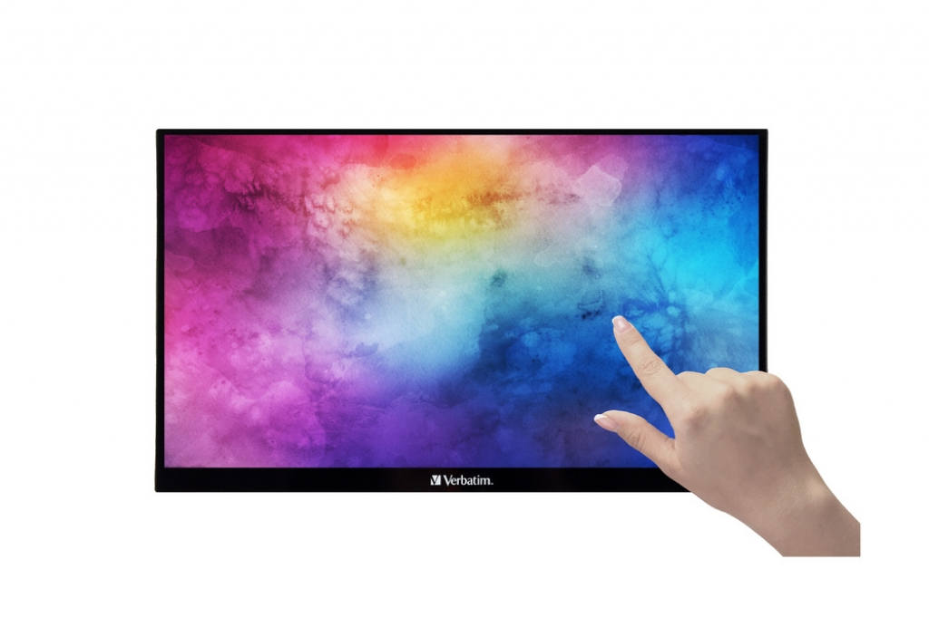 Монитор Verbatim PMT-14 Portable Touchscreen 14" 1920x1080 Full HD, IPS, 60Hz, HDMI, USBна ниска цена с бърза доставка - BestPC.BG