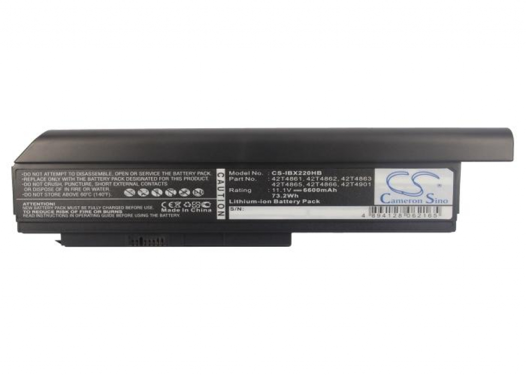Батерия за лаптоп LENOVO Thinkpad X220, X230 42T4862 11,1V 6600mAh CAMERON SINOна ниска цена с бърза доставка - BestPC.BG