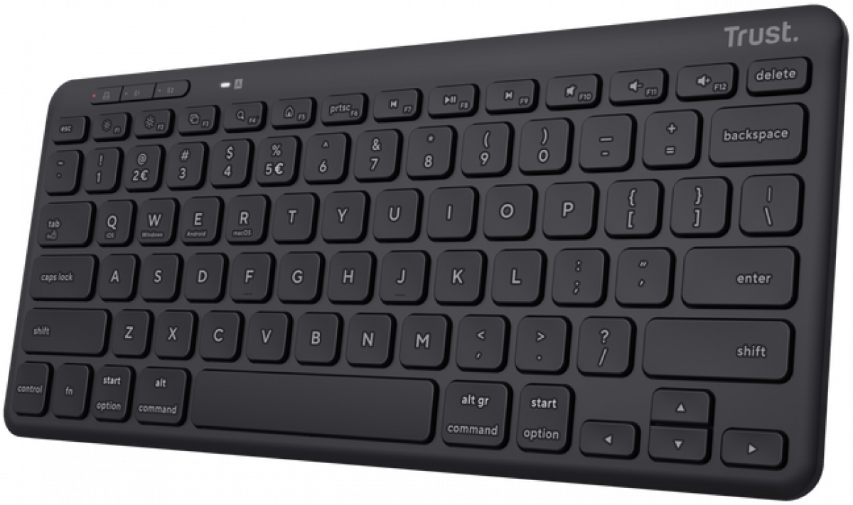 Клавиатура TRUST Lyra Compact Wireless Keyboard USна ниска цена с бърза доставка - BestPC.BG